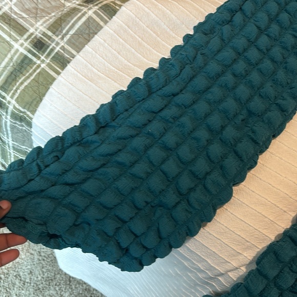 blue stretchy flared statement peice - Picture 2 of 5